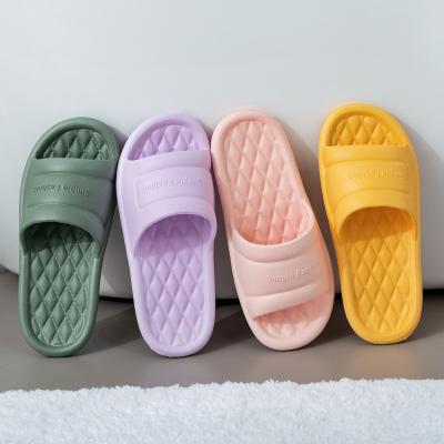 China Foam 2021 new summer simple home slippers female sandals couple non-slip home male slippers for sale