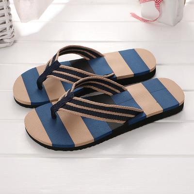 China Lightweight Men Summer Anti-skid Casual Flip Flops Beach Sandals Flat Shoes Slippers High Quality for sale