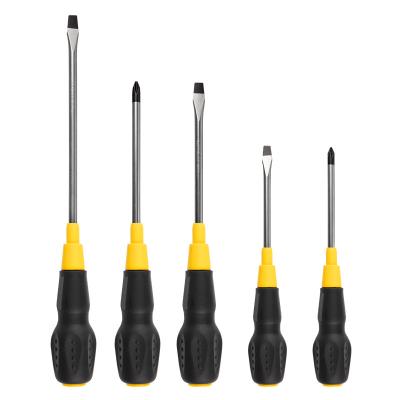 China Professional Magnetic Hand Tools CRV Custom Screwdriver Repair Screwdriver Set Slotted for sale