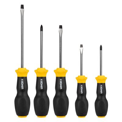 China Professional Magnetic Hand Tools CRV Custom Screwdriver Repair Screwdriver Set Slotted for sale