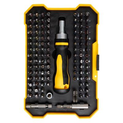 China 105 Piece Ratchet Screwdriver Bits Set Professional Tool Kit HYZ029105 for sale