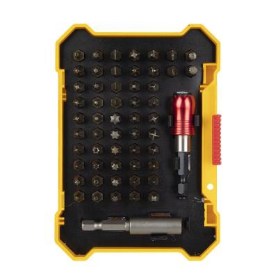 China DIY Tools 56 in 1 Professional Screwdriver Bit Set with Quick Release Coupling Bit and Extension Bar Screwdriver Bit Kit for sale