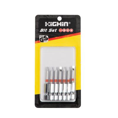 China S2 / CRV Customizable Magnetic Screwdriver Bit Set , Screw Bit for sale