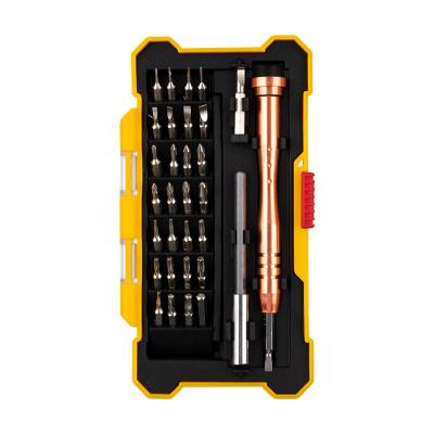 China Cell Phone Repair Tool Kit 32 Pieces Precision Screwdriver Set With Aluminum Screwdriver Bit And Handle For Cell Phone Repair for sale