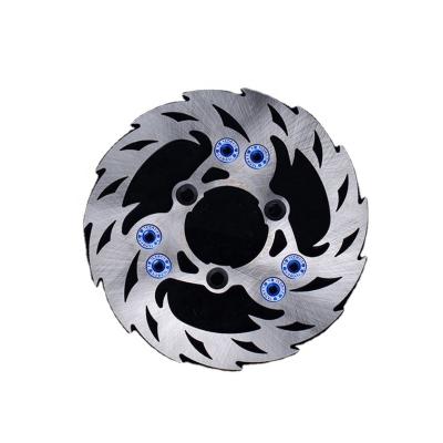 China M30 Modified Aluminum Scythe Integrated Disc Brake 220 Jiggle Anti - Front And Rear Disc Brake for sale