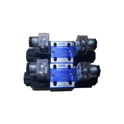 China Electric Connection Four Way Three Position Solenoid Valve Hydraulic Oil Reversing Valve Valve for sale