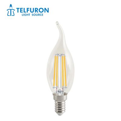 China Indoor Decoration Lamp 4W 6W 8W LED Edison Retro Bulbs For Shape Modern Warm Bedroom Flame Product Table for sale