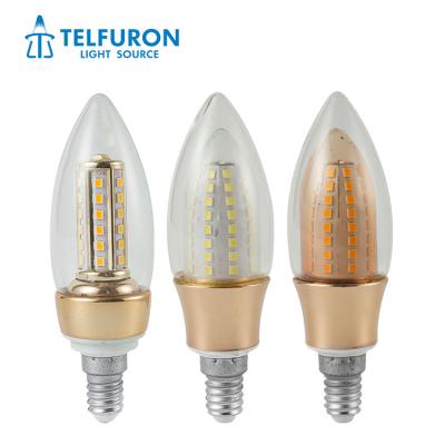 China Good Price Modern High Brightness Fire Flame Shaped 5W 6W 7W 8W 9W 12W LED SMD Glass Aluminum Indoor Light Bulbs for sale