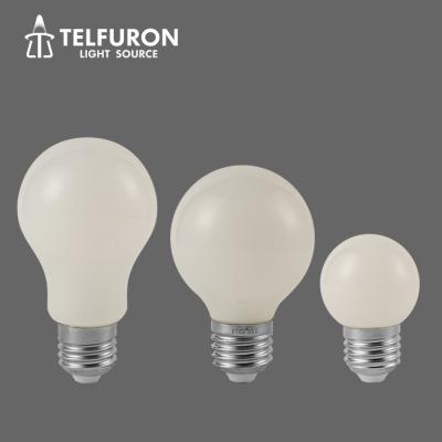 China Modern Milky White Plastic Source Supplier C35 G45 G80 G95 G125 3W 5W LED Filament Light Bulbs for sale