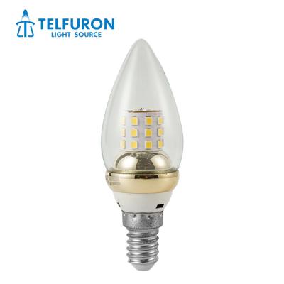 China Bean Candle Shaped Aluminum Indoor 5W 6W 7W 8W 9W 12W Magic LED SMD Glass Light Bulbs New Modern Design for sale