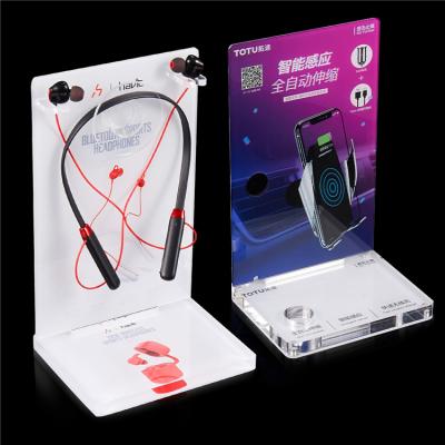 China office & Home Decoration Earphone Headset Display Stand Earphone Rack Display Stand &Acrylic for sale