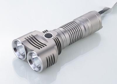 China 10W Super Bright shock - proof household rechargeable led flashlight with Two Switch for sale