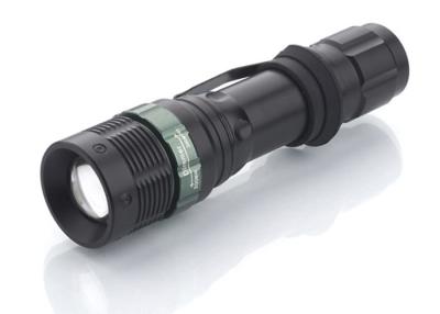 China Portable Durable zoom Aluminum Cree LED Flashlight with Clip , 5W for sale