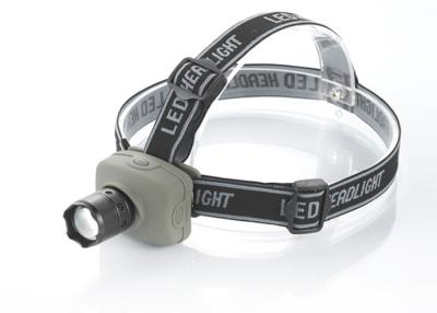 China 5 W high lumen Waterproof powerful LED Head Torch for fishing / hiking for sale