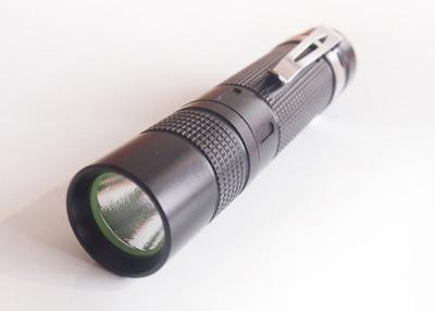 China Strong waterproof led flashlight With Metal Clip , high intensity torch for caving for sale