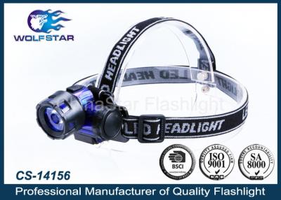 China 3W LED PMMA LEN high power LED Head Torch with 3 x AAA batteries for sale