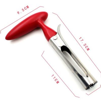 China Sustainable Amazon Kitchen Accessories Tools 2019 Hot Selling Sustainable Stainless Steel Apple Hollow Hole Punch Machine for sale