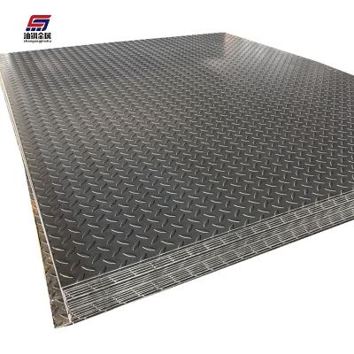 China Building Construction Steel Plate Z22 220g/m2 SGCC+Z Material Hot Dipped Galvanized Checkered Steel Plate for sale