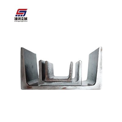 China Fixing c250 galvanized price list steel grating slotted mild steel channel s275 u channel unistrut channel for sale