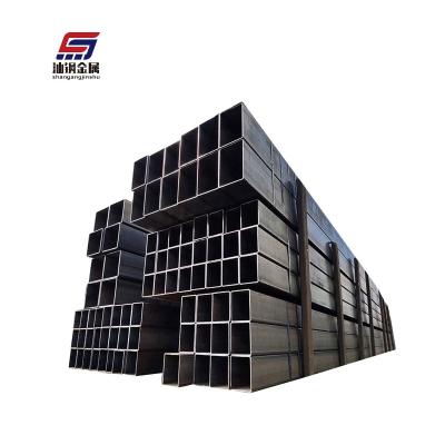 China Liquid Pipe Astm Black Carbon Welded Steel Pipe Ms Rectangular Steel Pipes Prime Grade 2 x 6 Rectangular Tubing for sale