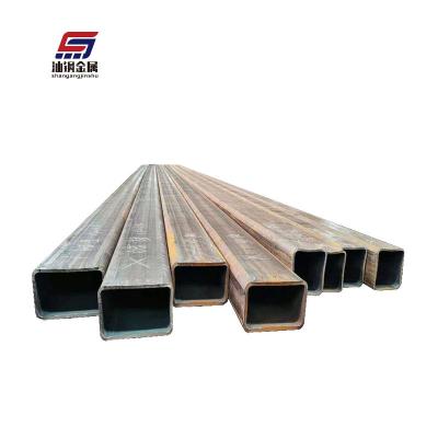 China Size 20x20MM Liquid Box Pipe Section SHS Steel Hot Rolled Mild Hollow RHS Welded Square Steel Tubing Rectangular Steel Tube for sale