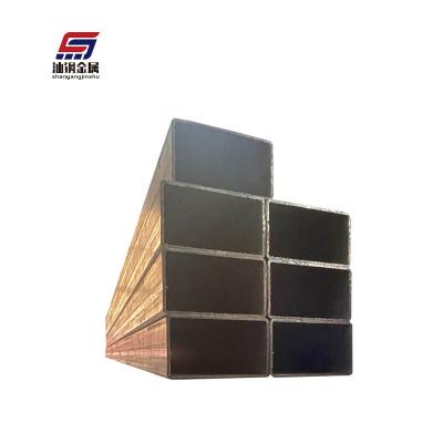 China China Supply Q195 Liquid Low Carbon Black Steel Pipe Hot Dip Galvanized Liner Tube / Rectangular Hollow Tubular Steel Pipe for sale