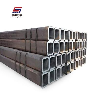 China High quality galvanized fluid pipe square and rectangular steel tubes made in china factory price carbon steel square tube for sale