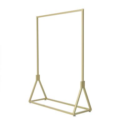 China Living Room Solid Mobile Bedroom Double Hook Metal Rod Hanger Hat Shoes Show Big Hanger Bracket for sale