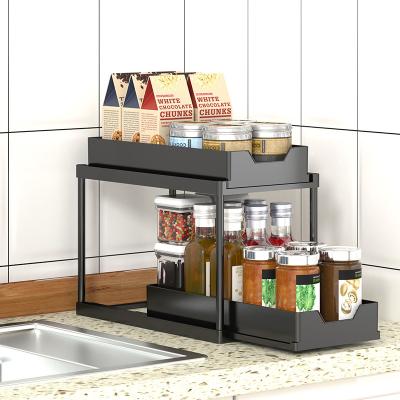 China Stainless Steel Multi-Functional Kitchen Storage Dish Finishing Shelf for sale