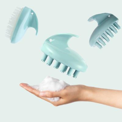 China All Natural Scalp Massager Hair Silicone Bath Brush Massager Brush Handheld Shampoo Brush for sale