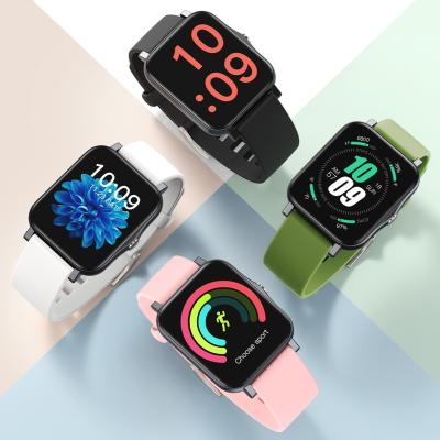 China Shenzhen Square Screen IP68 Smart Watch 2022 Touch Screen Waterproof Body Temperature Healthy Sports Smart Watch for sale