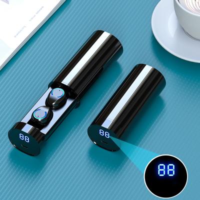 China Blue Tooth Headsets 2021 TWS Earbuds Cylindrical Wireless Headphones Earbuds Comfortable Wearing Wireless Headset for sale