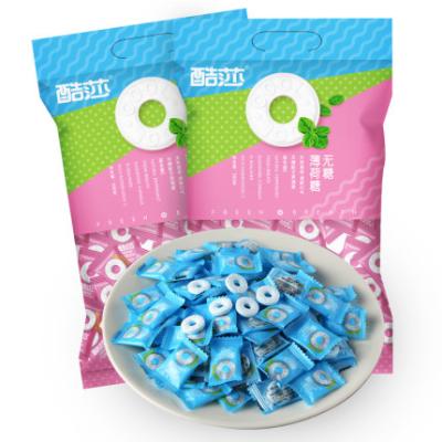 China Factory Direct Sales Lemon Watermelon Flavor Sugar Free Cool Mint Fresh Puff Candy for sale