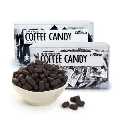 China Factory direct sale original decaffeinated coffee candy refreshing coffee can chew hard candy for sale