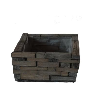 China Europe outdoor square flower box/wooden flower pots and planters for sale