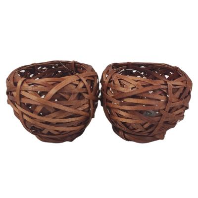 China 100% OEM 100% Eco-friendly Handmade Willow Garden Pots For Plants for sale