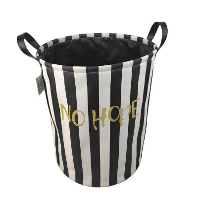 China Durable Collapsible Custom Closet Basket Folding Laundry Bag Eco - Friendly Hamper for sale