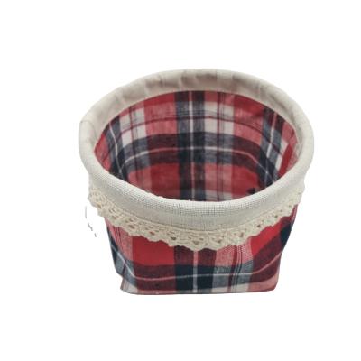 China Practical Home Collection Fabric Sundries Storage Basket Eco-friendly Cheap Viable Small Pretty for sale