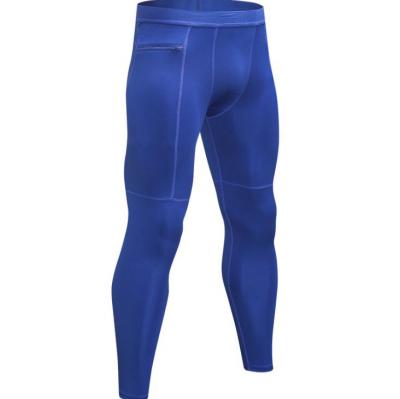 China Breathable Mens Custom Sports Running Training Leggings Quick Drying High Elastic Compression Pants for sale