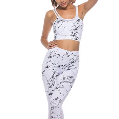 China New Design Sport Yoga Digital Printing Suit Breathable Running High Waist Yoga Tracksuit For Women for sale