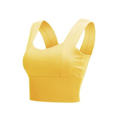 China Wholesale Breathable Shakeproof Quick Dry Women Yoga Vests Workout Sports Running Bras for sale