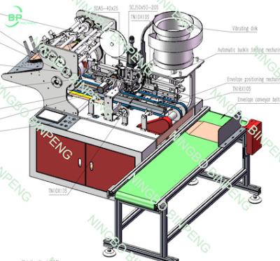 Chine Kraft Envelope Clasp Inserting And Hole Punching Machine BP001 made in china à vendre