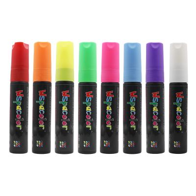 China 15mm Tip Size Water Chalk Erasable Liquid Marker Refillable Marker Pen L15.8cm*W2.7cm for sale