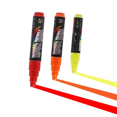 China New Gift 8mm Smooth Cap Erasable Luminous Marker Pen for sale