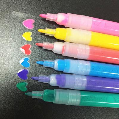 China Clear Marker Pen Making Acrylic Paint Pen Set of 75 Vibrant Color Markers for sale