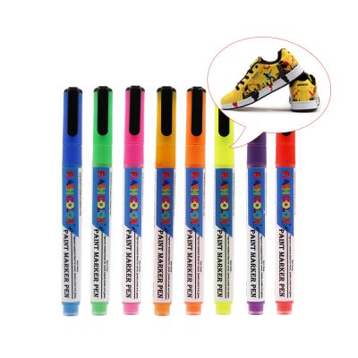 China 3mm Marker Pens Painting Alcohol Based Permanent Marker For Shoes 3mm for sale