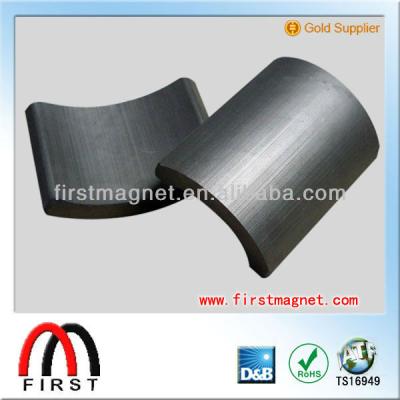 China Moto Permanent Magnet High Grade Ferrite Segment for sale