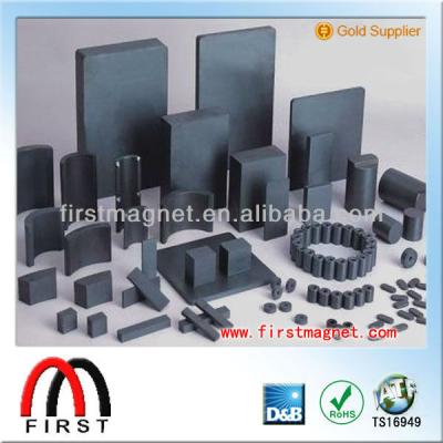 China Moto magnet ferrite magnet for different sizes and properties Y30/Y35/C8/C1 for sale