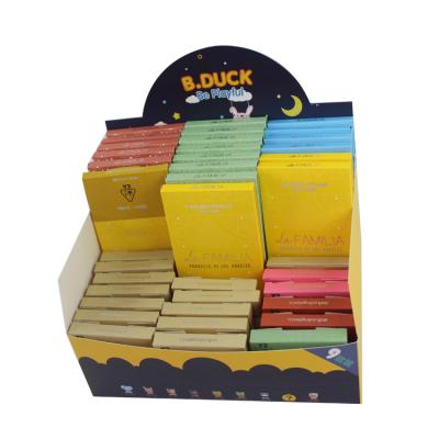 China Recycled Materials Custom Printed Paper Cardboard Packaging CDU Bar Chocolate Display Box for sale