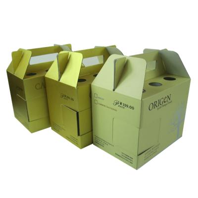 China Wine Custom Printed Paper Packaging Presentation Wrapping Perfume Jewelry Gift Box With Handle for sale